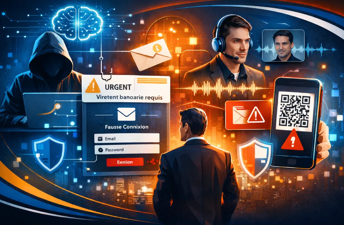 Phishing et deepfakes générés par l’intelligence artificielle : nouvelles menaces cyber pour les entreprises