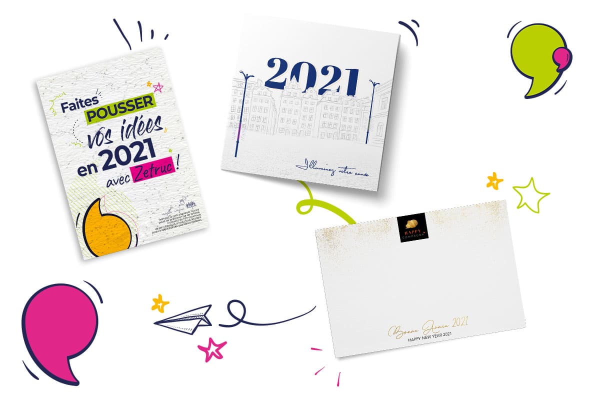 Carte de voeux pour entreprise